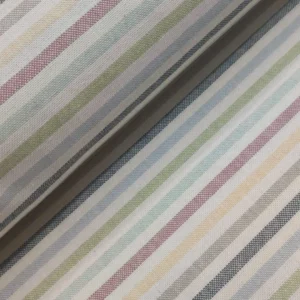 Tecido Decoração | Linho Alentejano | Estampado | Riscas | Multicolorido (7MM)