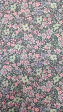 Tecido 100% Algodão | Poppy | Estampado Digital  | Floral (Petróleo)