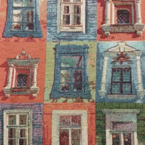 Tecido Decoração | Gobelina Jacquard | Janelas do Mundo