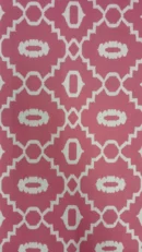 Tecidos Resinados | Estampado | Geométrico | Fucsia