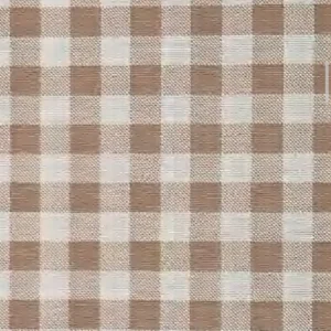 Tecidos Resinados | Estampado | Vichy (1,5cm) | Bege/Camel