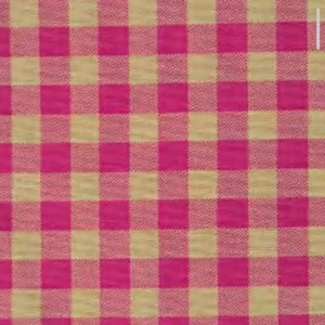 Tecidos Resinados | Estampado | Vichy (1,5cm) | Fucsia/Coral