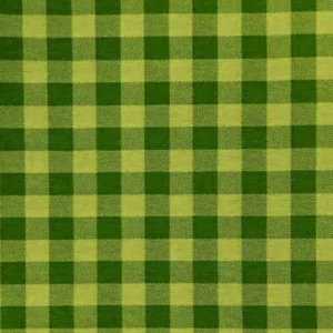 Tecidos Resinados | Estampado | Vichy (1,5cm) | Verde Escuro/Verde Alface