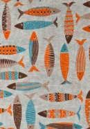 Tecidos Resinados | Estampado | Sardinhas