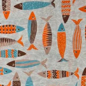 Tecidos Resinados | Estampado | Sardinhas