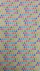 Tecido 100% Algodão | Estampado | Triângulos