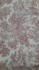 Tecidos Resinados | Estampado | Toile de Jouy (Bordô)