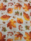 Tecido Loneta  | Decoração | Estampado | Outono | Folhas de Outono