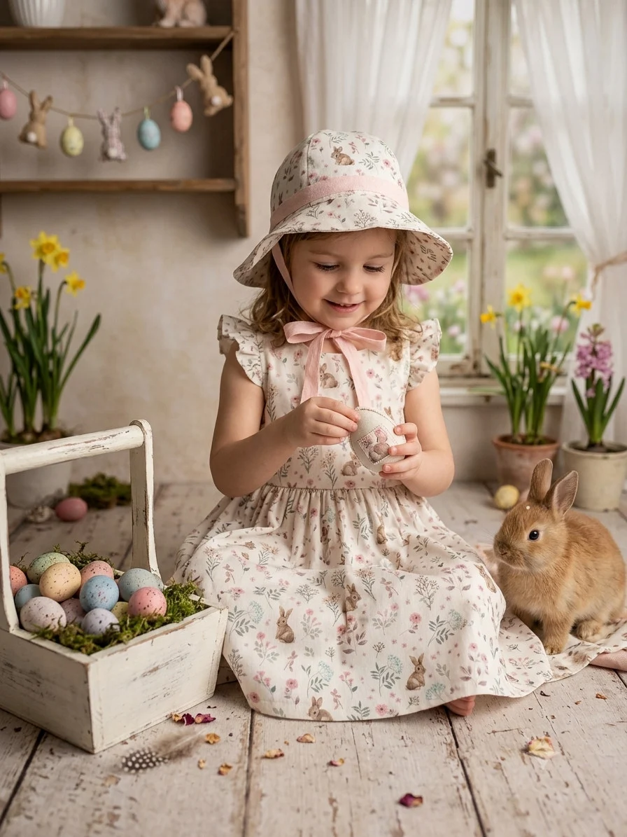 Musselinas | Algodão Orgânico | Estampado Infantil | Sweet Bunny – Image 5