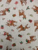 Tecido 100% Algodão | Estampado | Natal | Renas