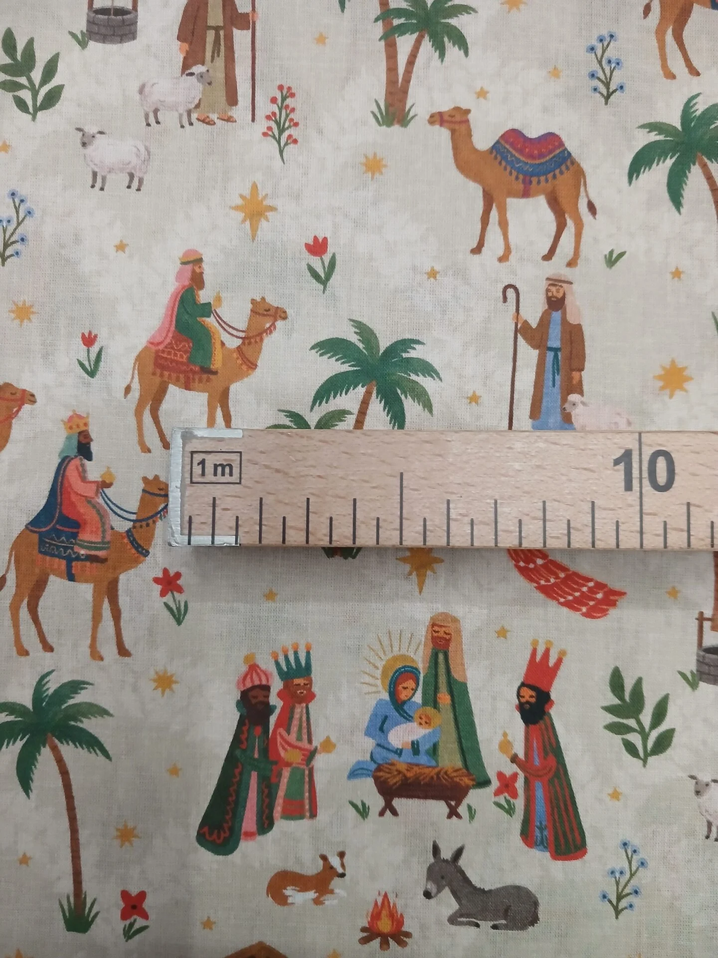Tecido 100% Algodão | Estampado | Natal | Reis Magos - Image 5