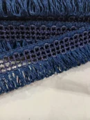 Franja | 100% Poliéster | Lurex Azul | Azul