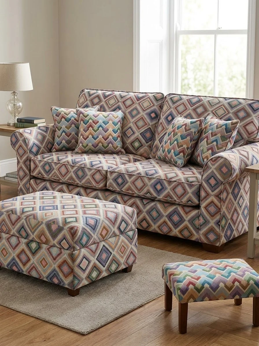 Tecido Decoração | Gobelina Jacquard | Geométrico - Imagen 7