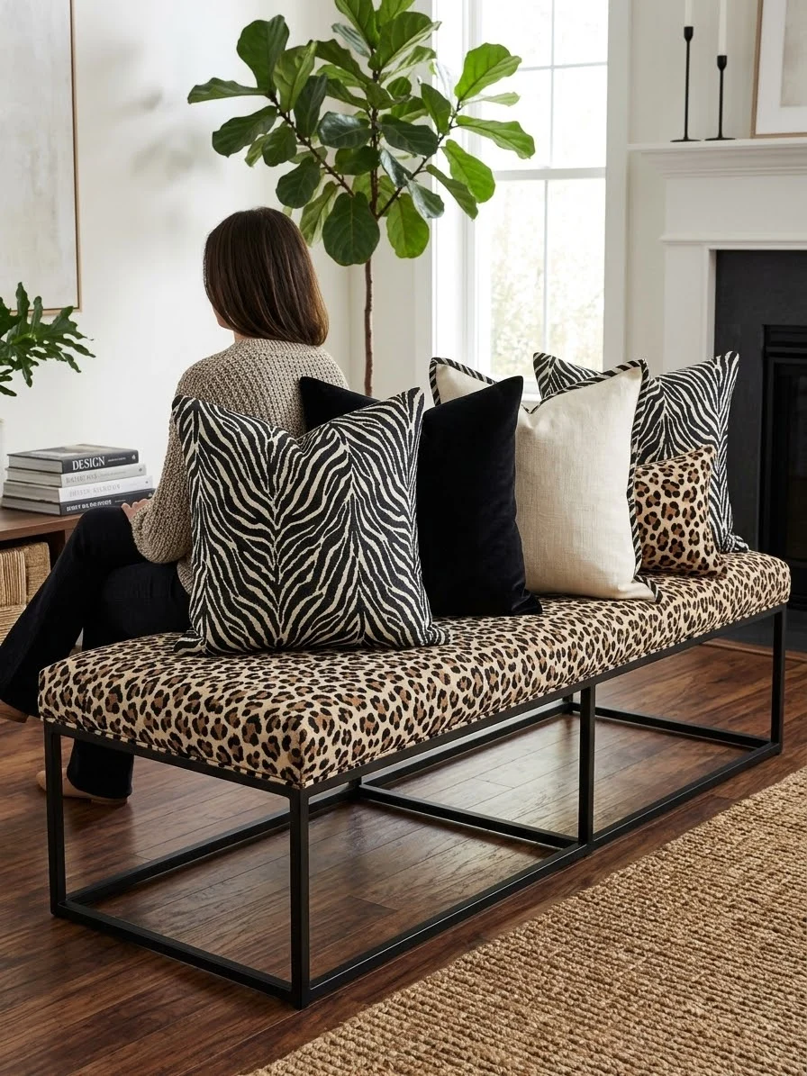 Tecido Decoração | Gobelina Jacquard | Animal Print | Leopardo – Image 3