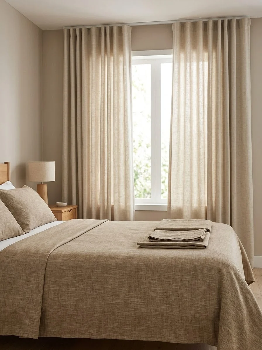 Tecido de Decoração | Linho Algarvio | Liso | Verde Alface - Imagen 4