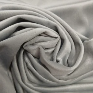 Veludo | Elastano | Liso | Cinza Claro ( CZ10)