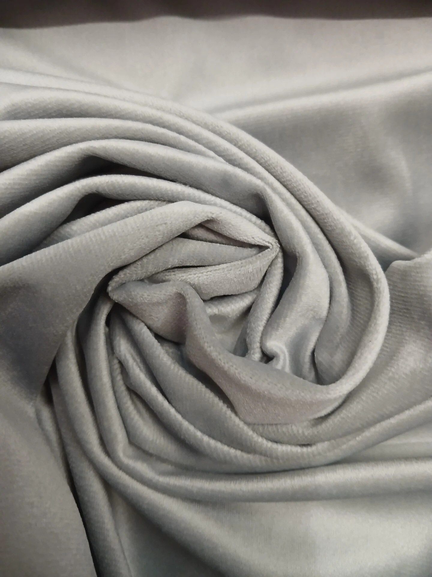 Veludo | Elastano | Liso | Cinza Claro ( CZ10)