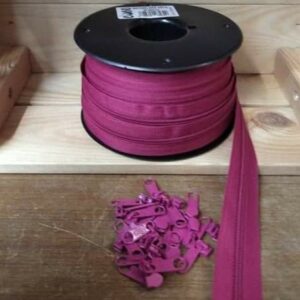 Fecho Zipper Malha 3+ Cursor | Cose | Pack 5 metros | Magenta 574