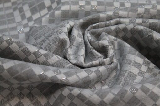 Tecido Hp | Estampado | Lurex | Prateado - Image 2