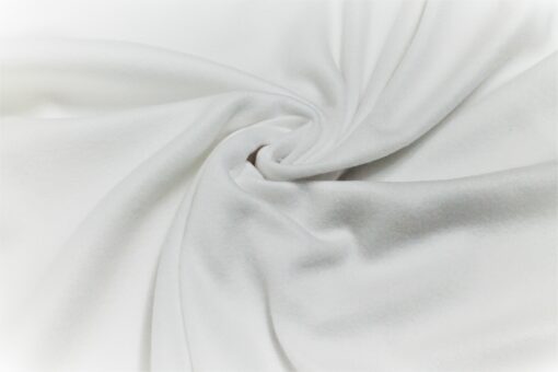 Tissu polaire | uni | blanc
