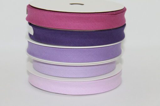 Cotton Bias | 18mm | Plain | Various Colours