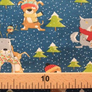 Malha Jersey | Estampado | Natal | Animais