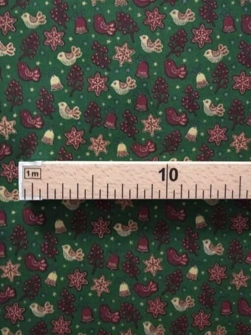 Tecidos 100% Algodão | Natal | Estrelas | Sino