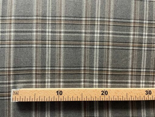 Xadrez Escocês | Tartan | Cinza | Castanho - Image 4