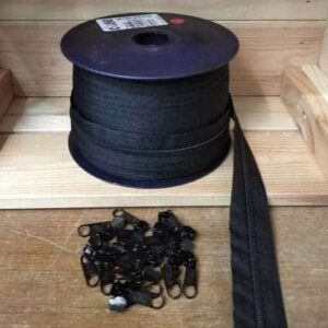Fecho Zipper Malha 3+ Cursor | Cose | Pack 5 metros | Preto 732