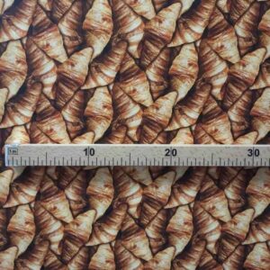 Tecidos 100% Algodão | Poppy | Cozinha | Croissants