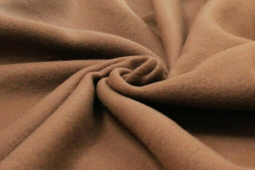 Tissu polaire | uni | marron