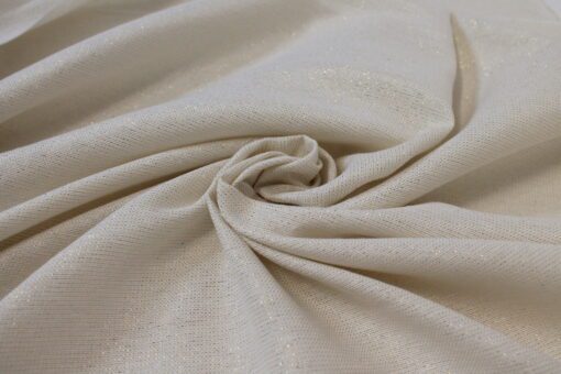 Panama Fabric | Plain | Christmas | Lurex | Gold