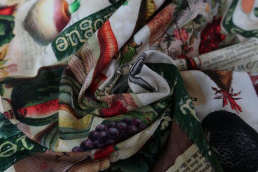 Tissu éponge | Anti-taches | Légumes