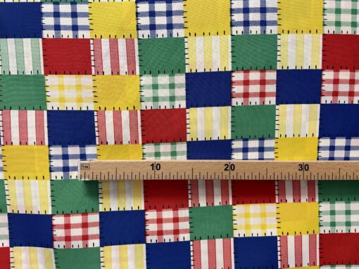 100% Poliéster | Estampado | Carnaval | Patchwork | Grande