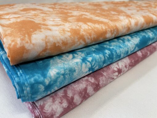 Tecido Confeção | Vestuário | Viscose | Tie Dye Laranja – Image 5