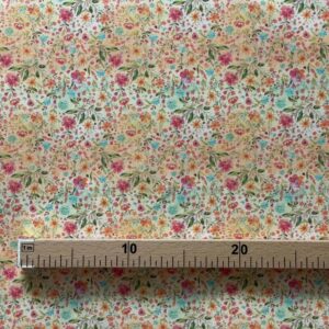Tecido 100% Algodão | Indigo | Floral