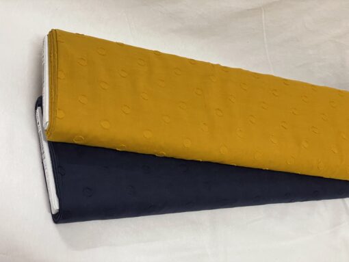 Tecido Confeção | Vestuário | Jacquard de Algodão | Azul escuro - Image 3