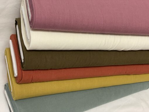 Tecido Confeção | Vestuário | Viscose com Linho | Liso - Imagen 2