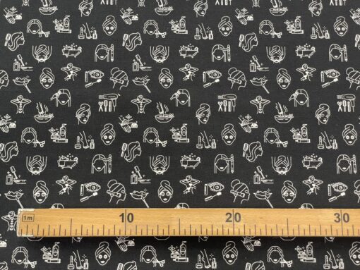 Cotton fabric | Professions theme | Hairdresser