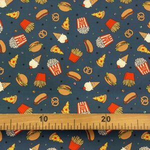 Tecido Algodão | Temático | Fast Food