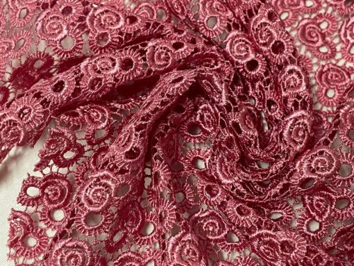 Tissu | Dentelle | Rose