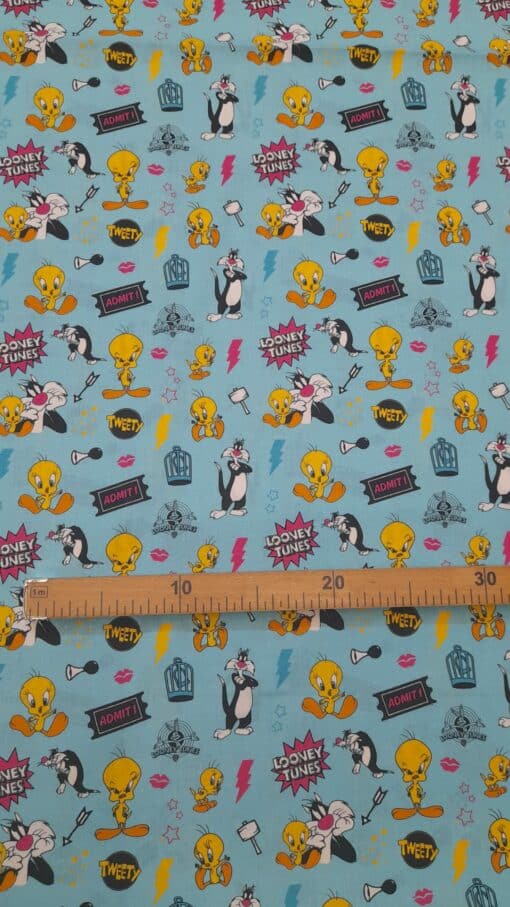 Tecidos 100% Algodão | Licenças | Tweety & Silvester