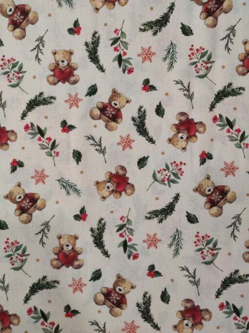 Fabrics 100% Cotton | Christmas | Teddy