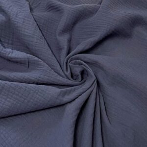 Musselinas | Algodão Orgânico | Azul Escuro (5015)