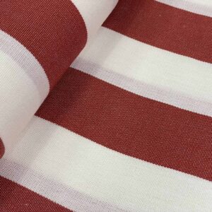 Lona | Teflon | Risca Larga | Vermelho ( Rayas 302)