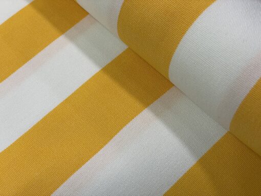 Lona | Teflón | Raya Ancha | Amarillo ( Rayas 202)