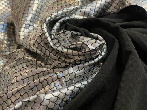 Lamé Mesh | Carnival | Scale | Silver