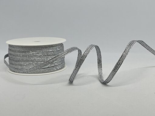 Elastic | 5mm | Lurex | Silver