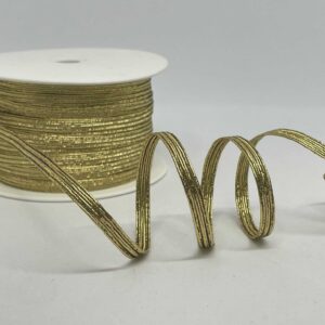 Elástico | 5mm | Lurex | Dourado