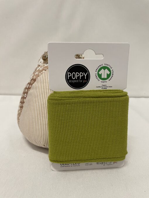 Rib | Poppy | Plain | Pistachio